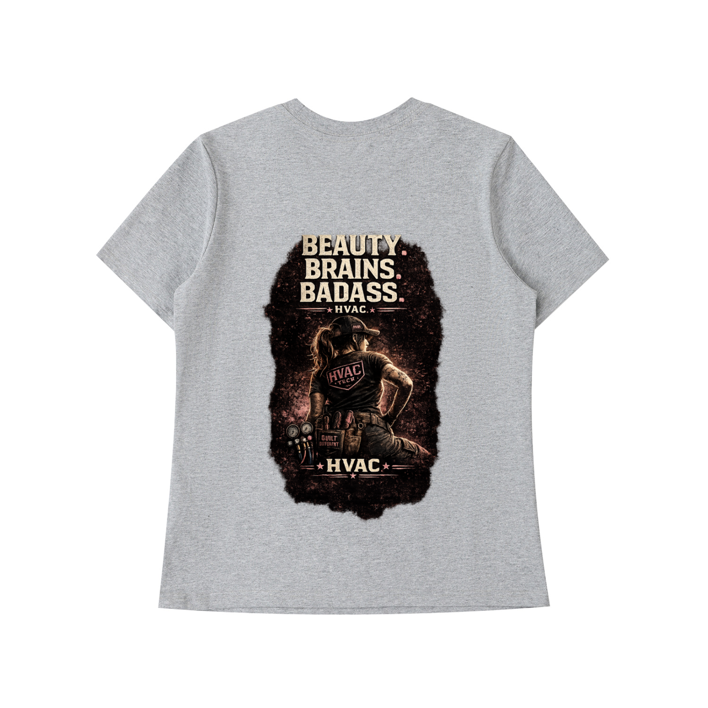 women in hvac,female hvac tech,hvac shirt,tradeswoman,women in trades,blue collar women,service technician,installer,refrigeration,skilled trades