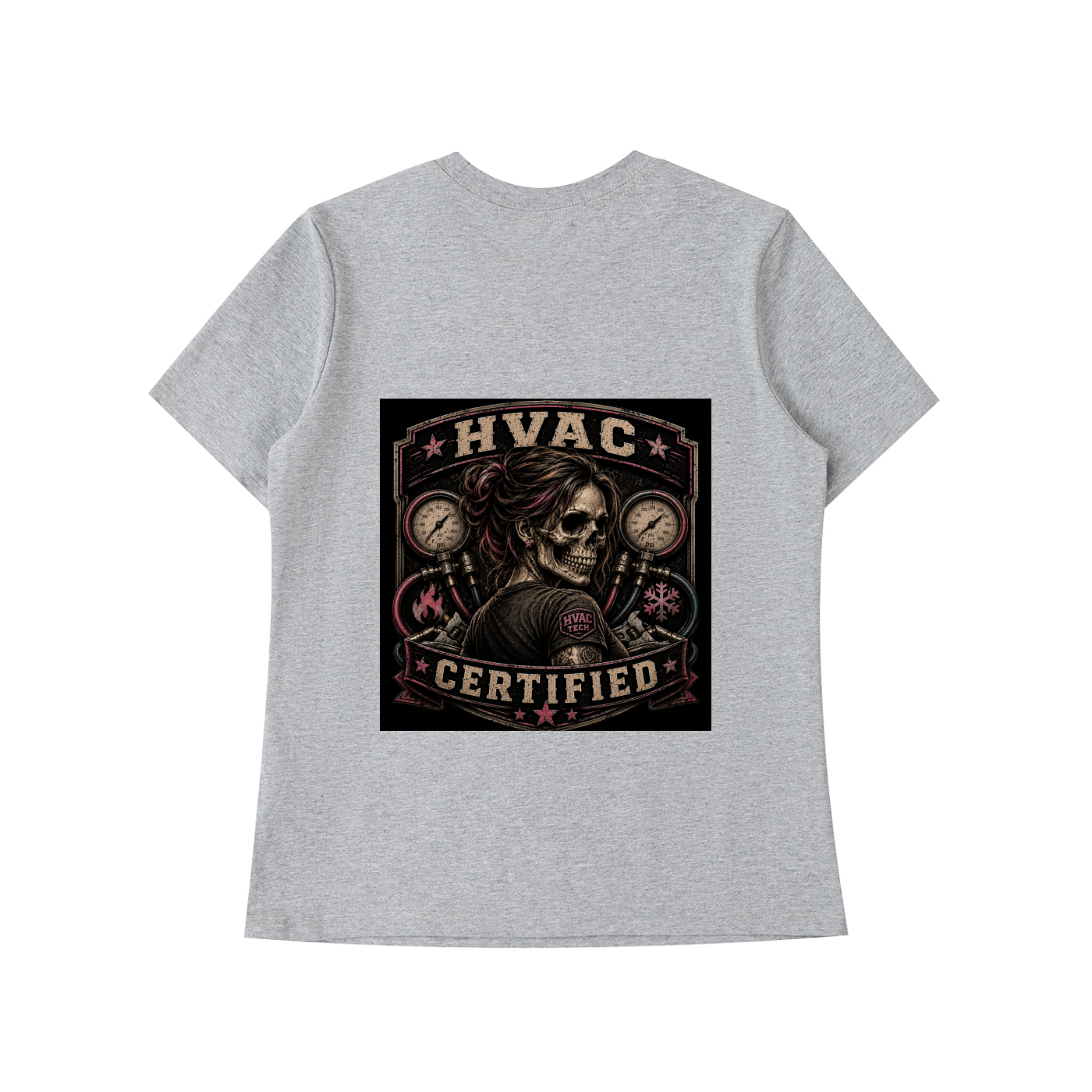 women in hvac,female hvac tech,hvac shirt,hvac certified,tradeswoman,women in trades,blue collar women,service technician,refrigeration,trade apparel