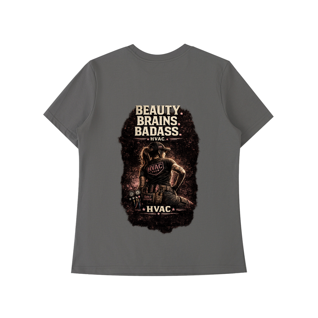 women in hvac,female hvac tech,hvac shirt,tradeswoman,women in trades,blue collar women,service technician,installer,refrigeration,skilled trades