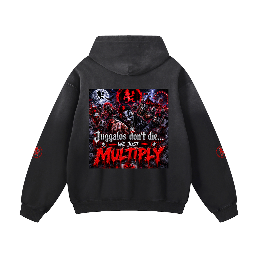 Juggalo,Horrorcore,Carnival horror,Goth,Dark streetwear,Underground,Edgy hoodie,Alternative fashion,Horror graphic,Spooky style
