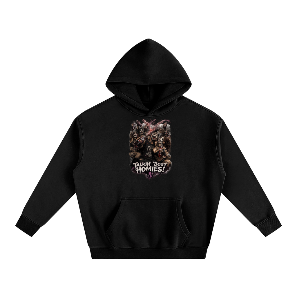 Talkin’ ’Bout Homies — Oversized Fleece Hoodie