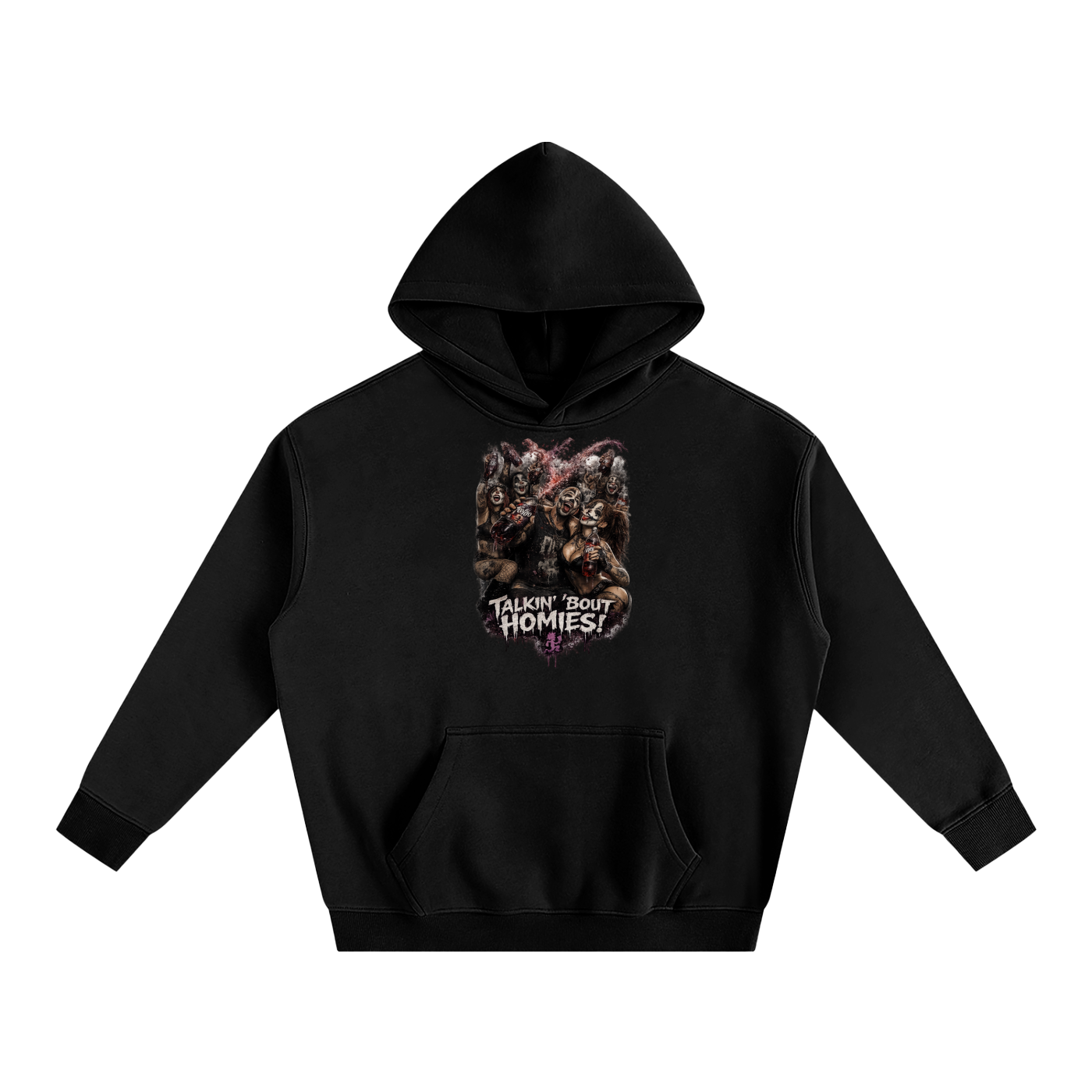 Talkin’ ’Bout Homies — Oversized Fleece Hoodie