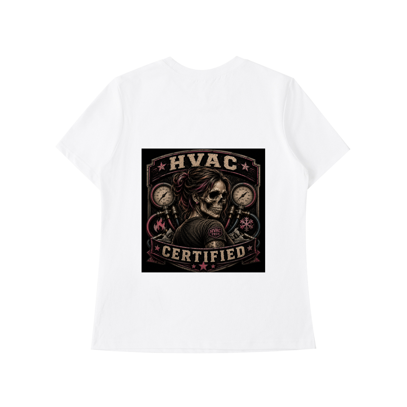 women in hvac,female hvac tech,hvac shirt,hvac certified,tradeswoman,women in trades,blue collar women,service technician,refrigeration,trade apparel