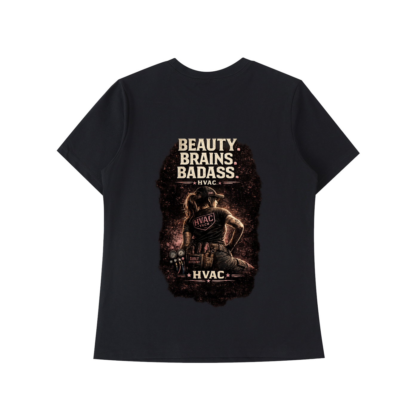 women in hvac,female hvac tech,hvac shirt,tradeswoman,women in trades,blue collar women,service technician,installer,refrigeration,skilled trades