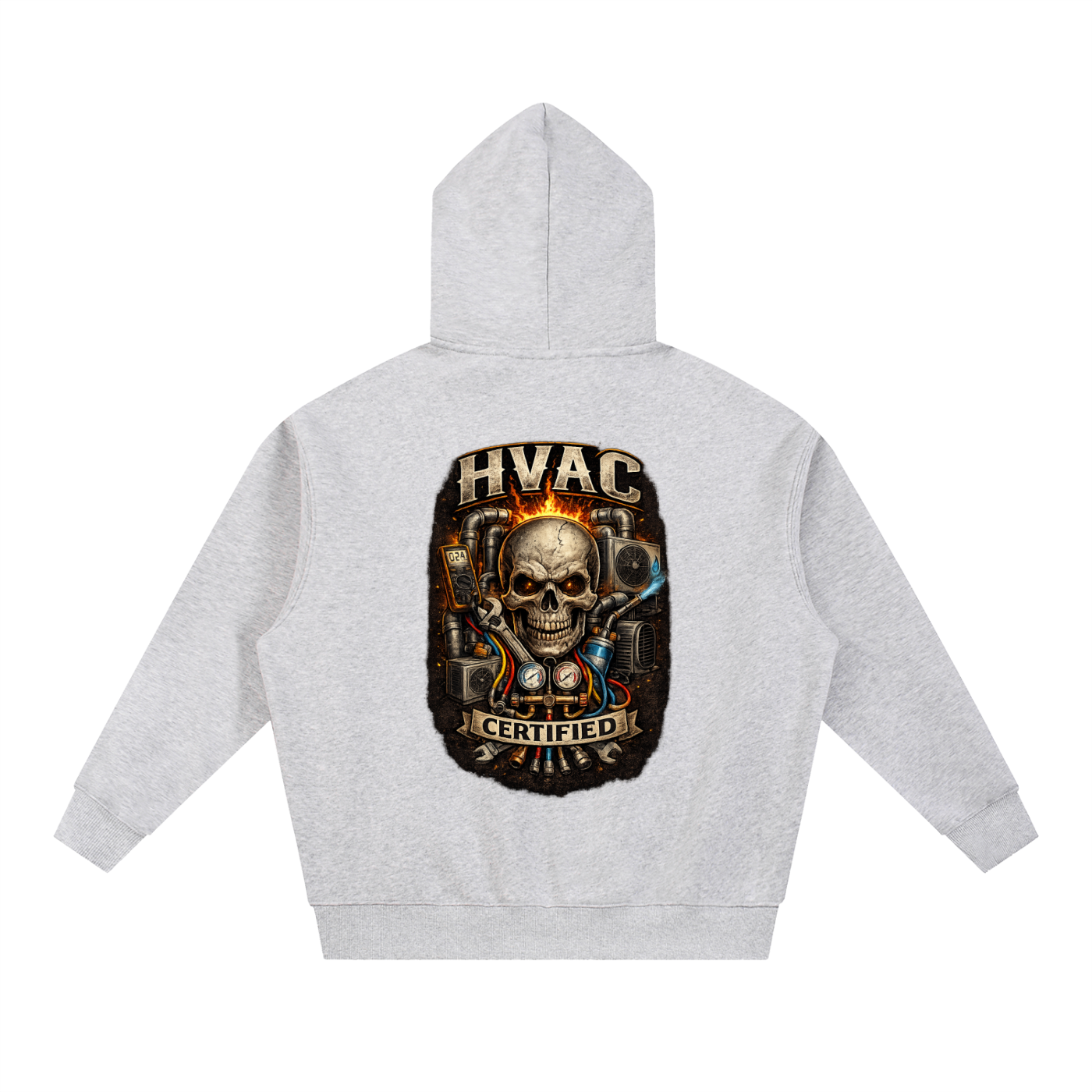 hvac,HVAC hoodie,installer,refrigeration,blue collar,tradesman,HHVAC technician 