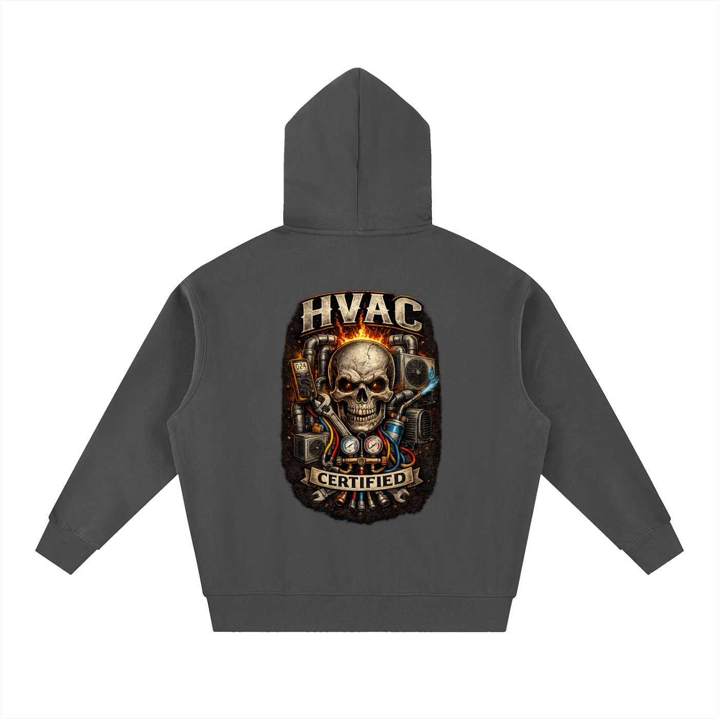 hvac,HVAC hoodie,installer,refrigeration,blue collar,tradesman,HHVAC technician 