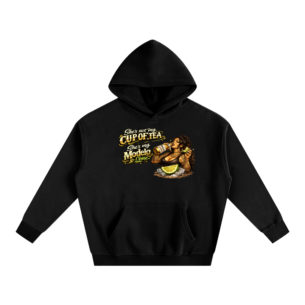 My Modelo & Lime Oversized Fleece Hoodie
