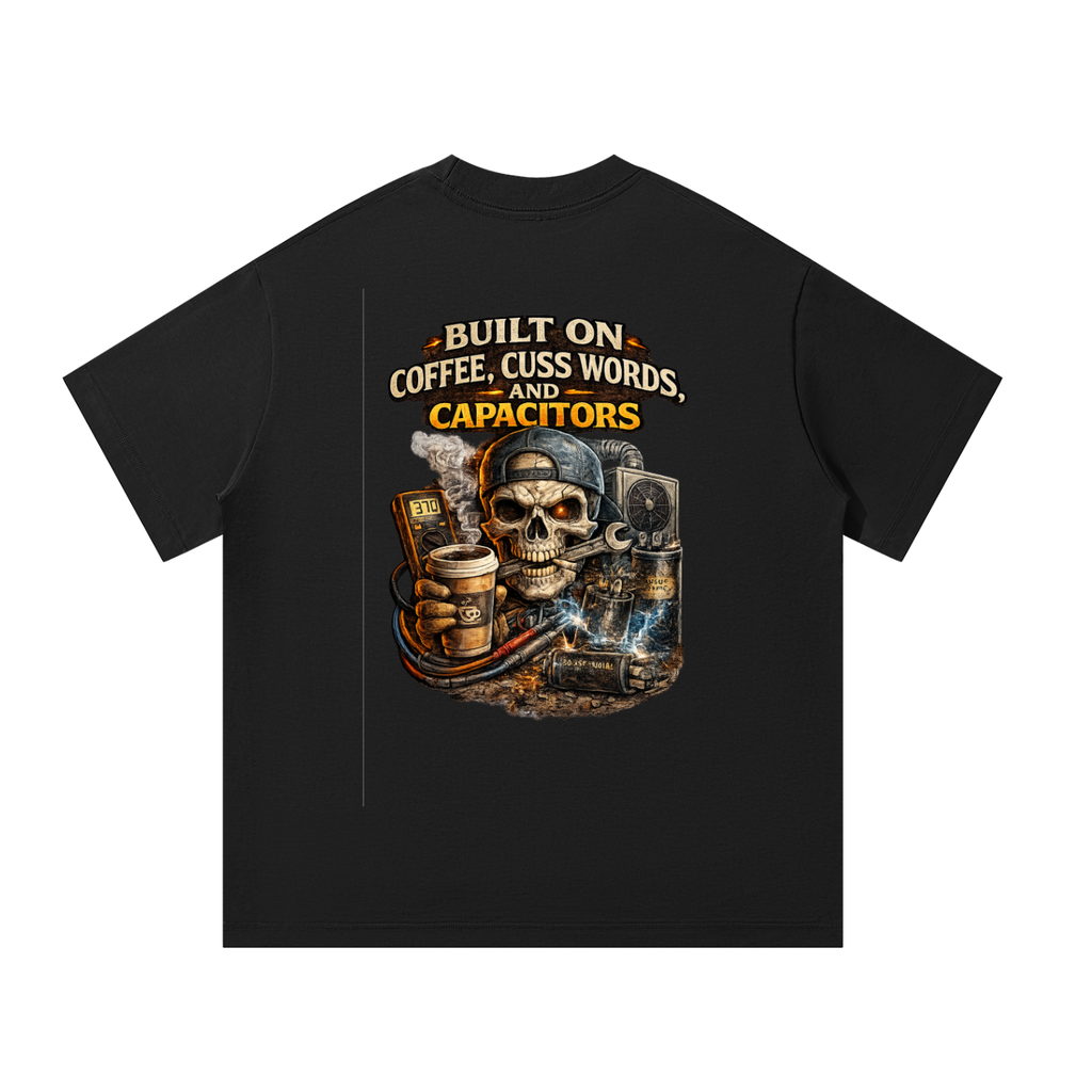 hvac,hvac shirt,hvac life,service technician,capacitor,blue collar,tradesman,maintenance,refrigeration,trade apparel