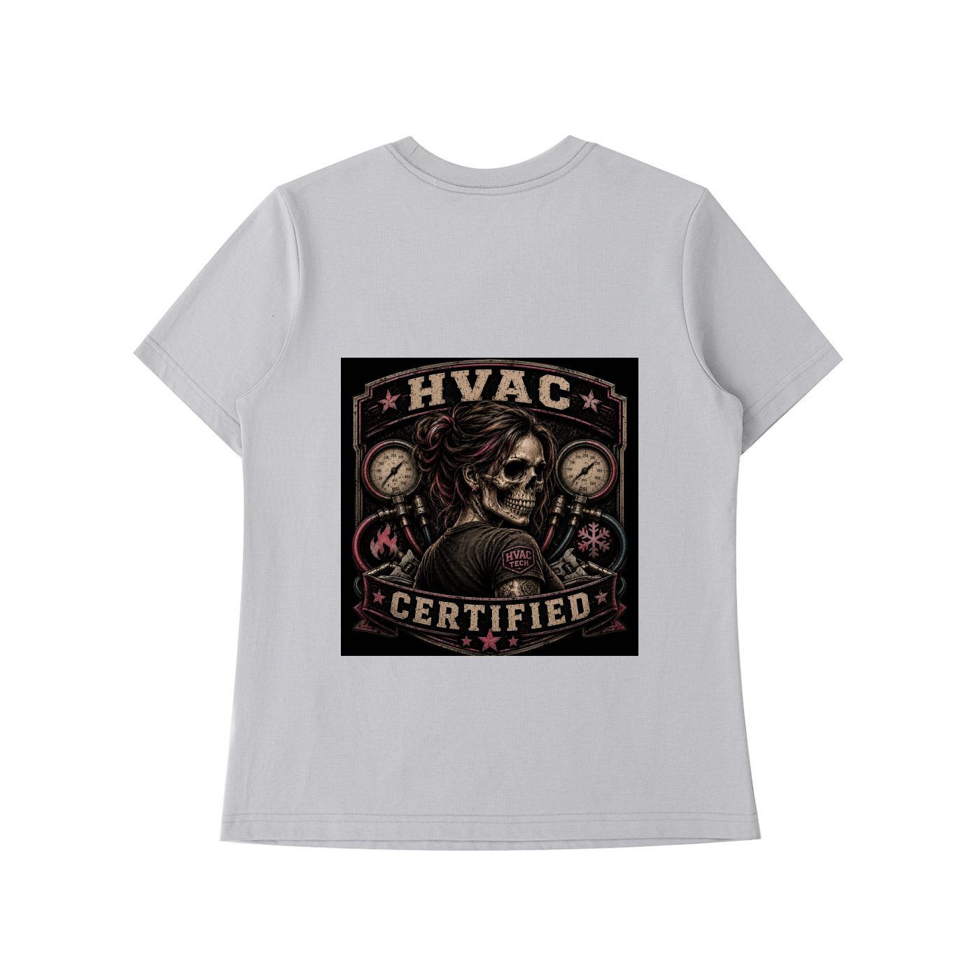 women in hvac,female hvac tech,hvac shirt,hvac certified,tradeswoman,women in trades,blue collar women,service technician,refrigeration,trade apparel