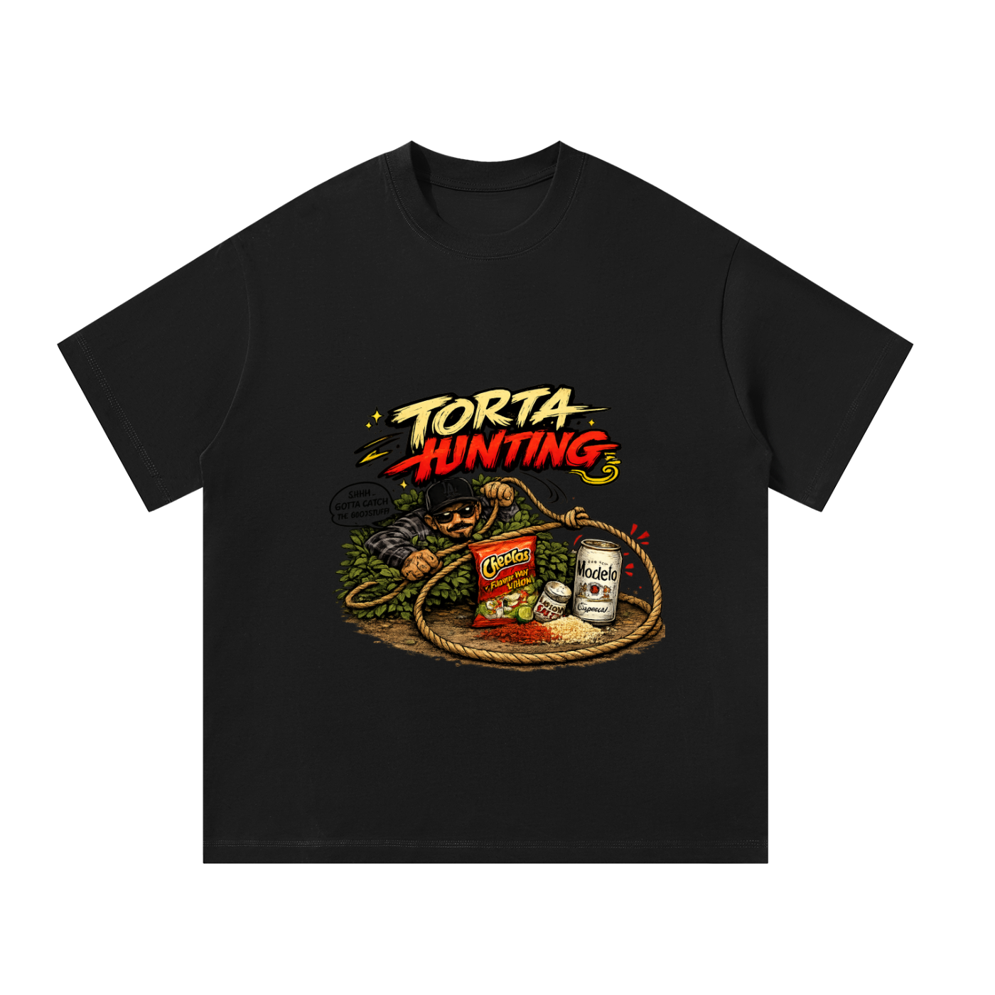 Torta Hunting — Unisex Oversized Tee