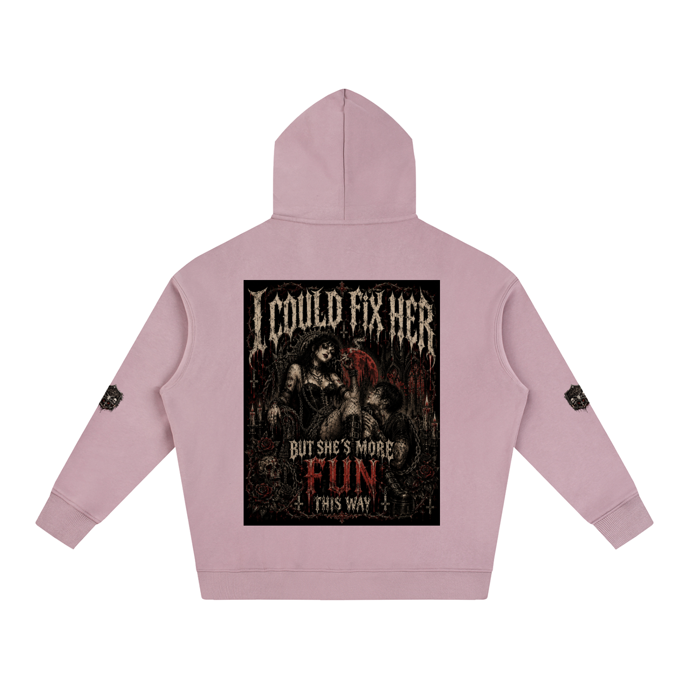 Toxic love,Gothic hoodie,Alt hoodie,Gothic art,dark feminine,dark romance,Emo aesthetic ,y2k goth,GarciaGang ,Horror clothing 