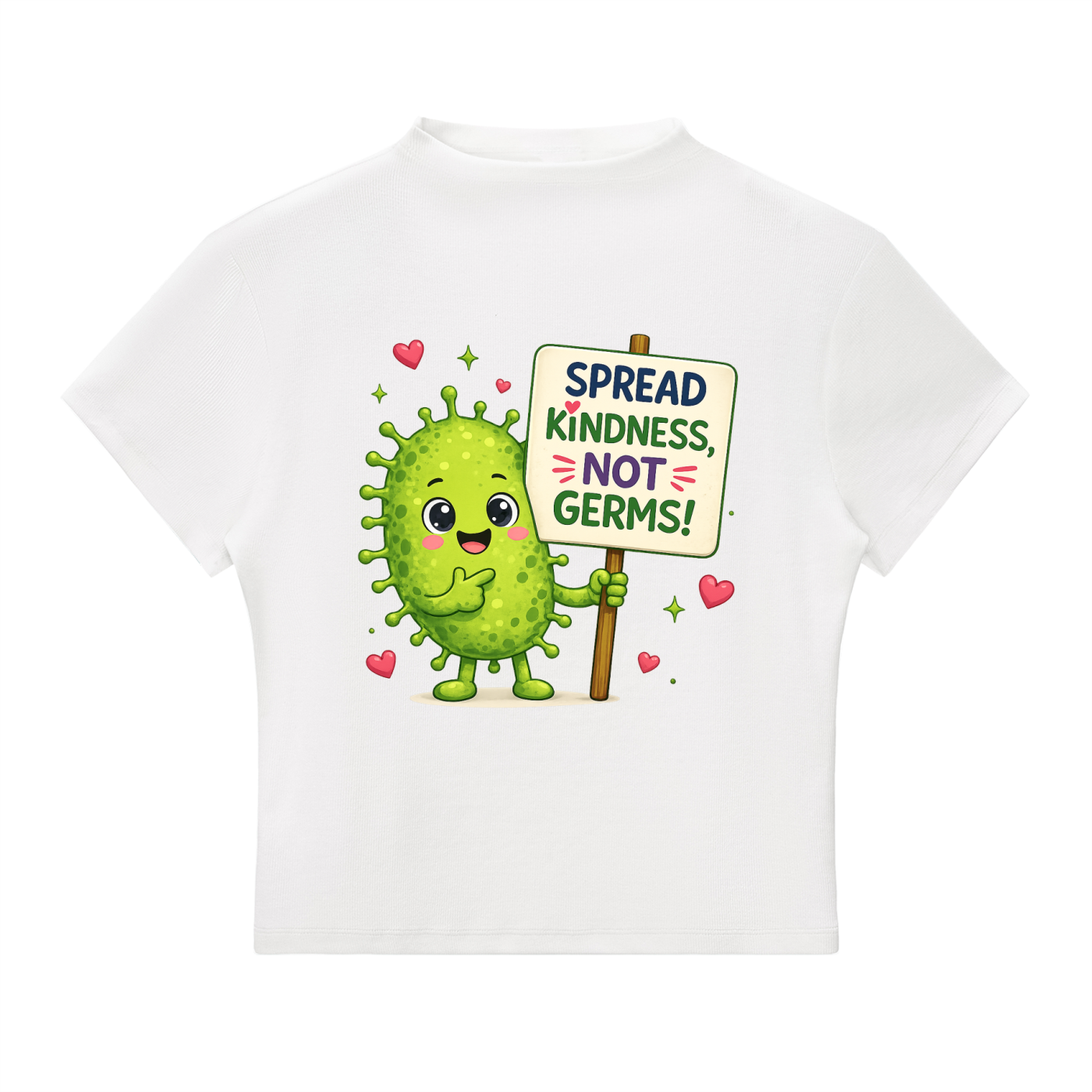 kids art,germ shirt,girls fashion,kindness matters,uplifting apparel