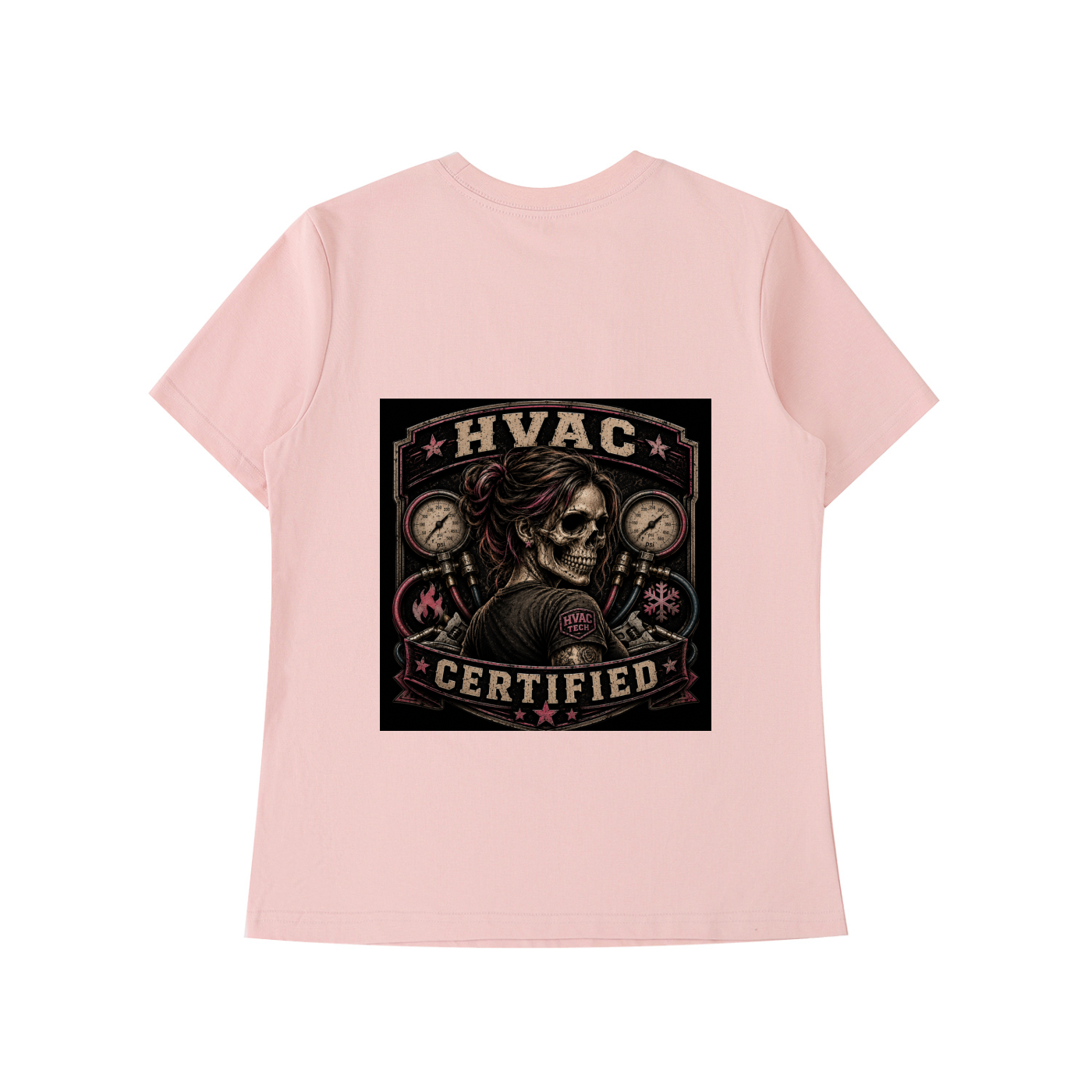 women in hvac,female hvac tech,hvac shirt,hvac certified,tradeswoman,women in trades,blue collar women,service technician,refrigeration,trade apparel
