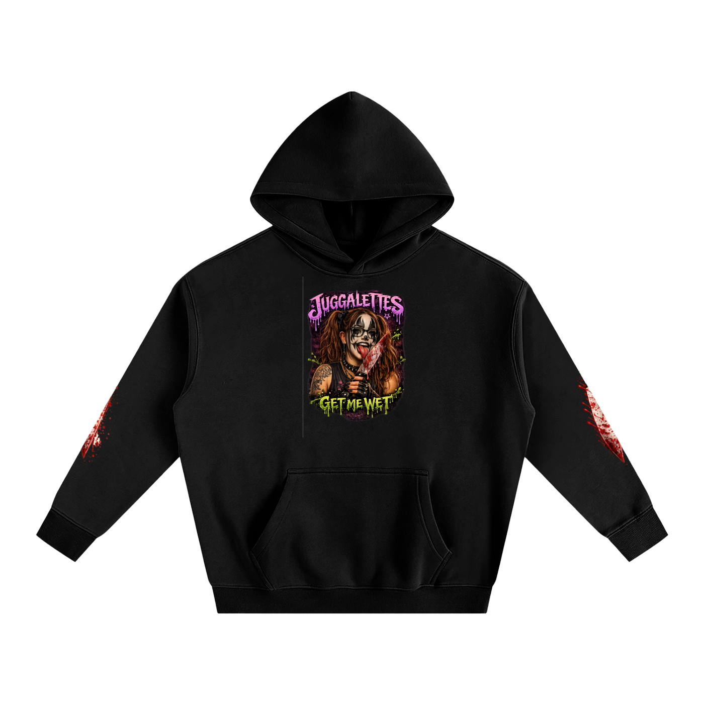 Juggalettes Get Me Wet — Oversized Fleece Hoodie
