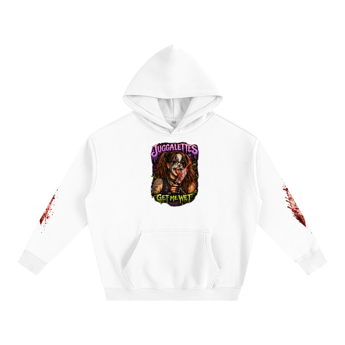 Juggalettes Get Me Wet — Oversized Fleece Hoodie