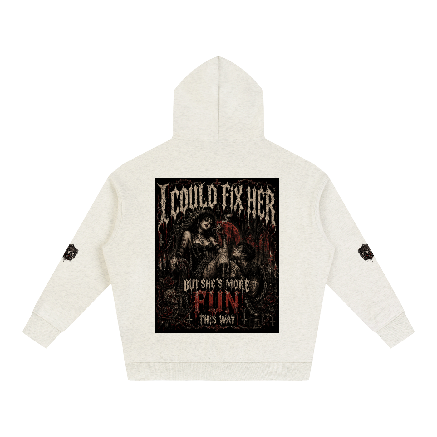Toxic love,Gothic hoodie,Alt hoodie,Gothic art,dark feminine,dark romance,Emo aesthetic ,y2k goth,GarciaGang ,Horror clothing 