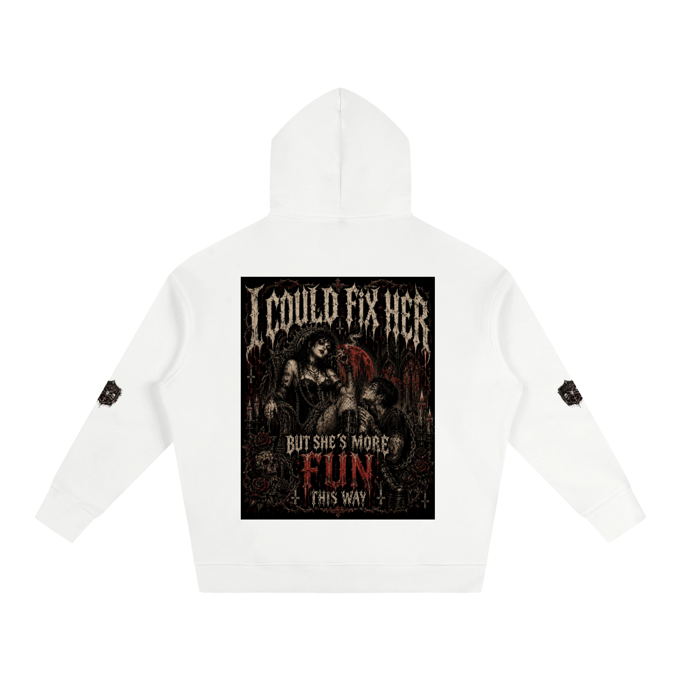 Toxic love,Gothic hoodie,Alt hoodie,Gothic art,dark feminine,dark romance,Emo aesthetic ,y2k goth,GarciaGang ,Horror clothing 