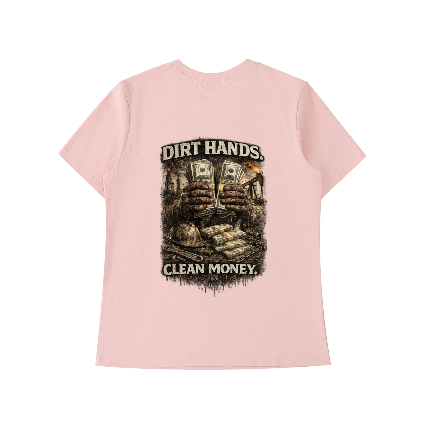 Dirty Hands. Clean Money. — Essential Standard Tee