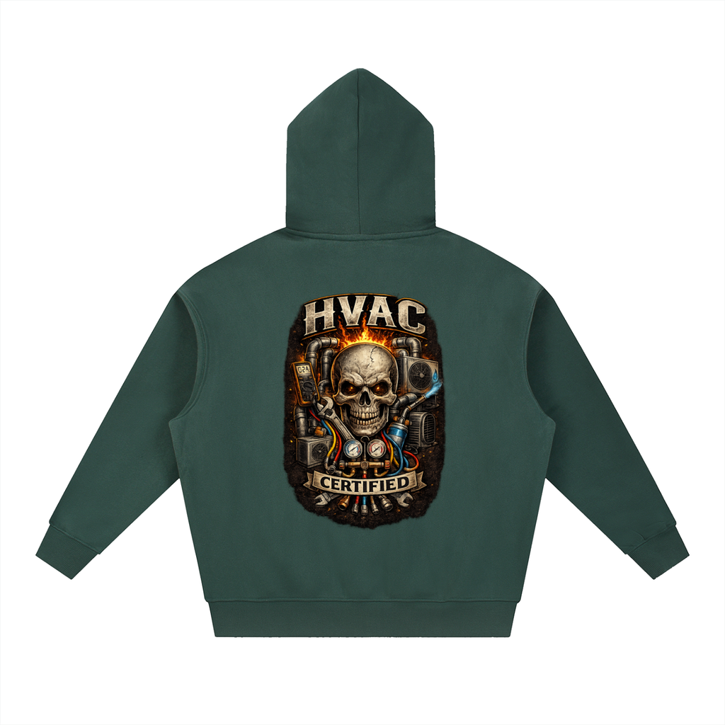 hvac,HVAC hoodie,installer,refrigeration,blue collar,tradesman,HHVAC technician 