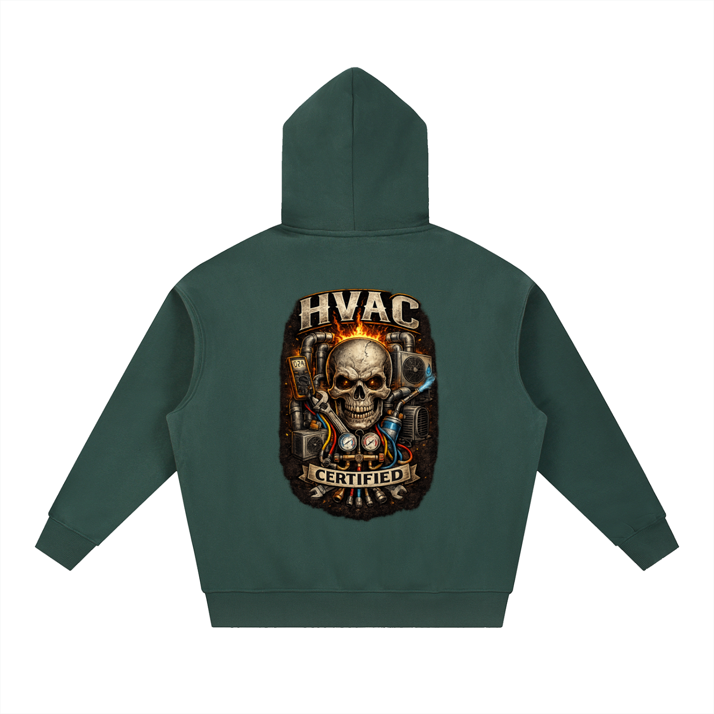 hvac,HVAC hoodie,installer,refrigeration,blue collar,tradesman,HHVAC technician 