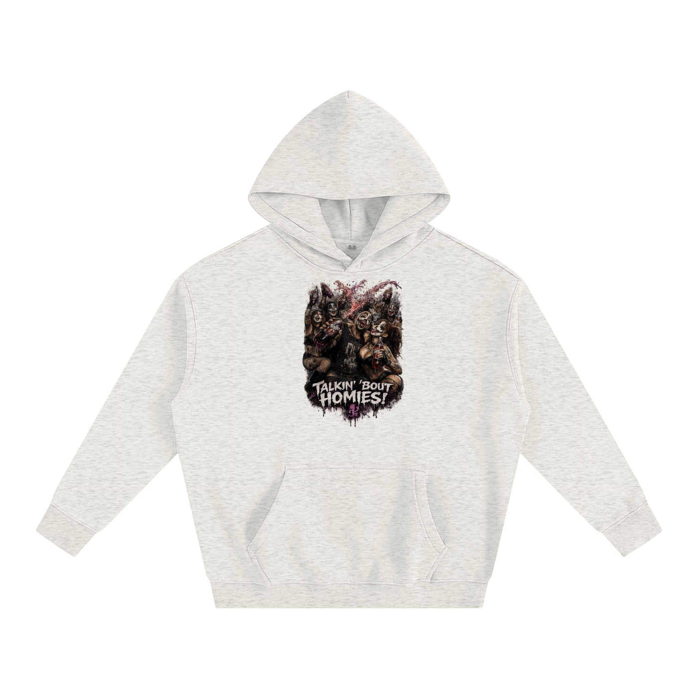 Talkin’ ’Bout Homies — Oversized Fleece Hoodie