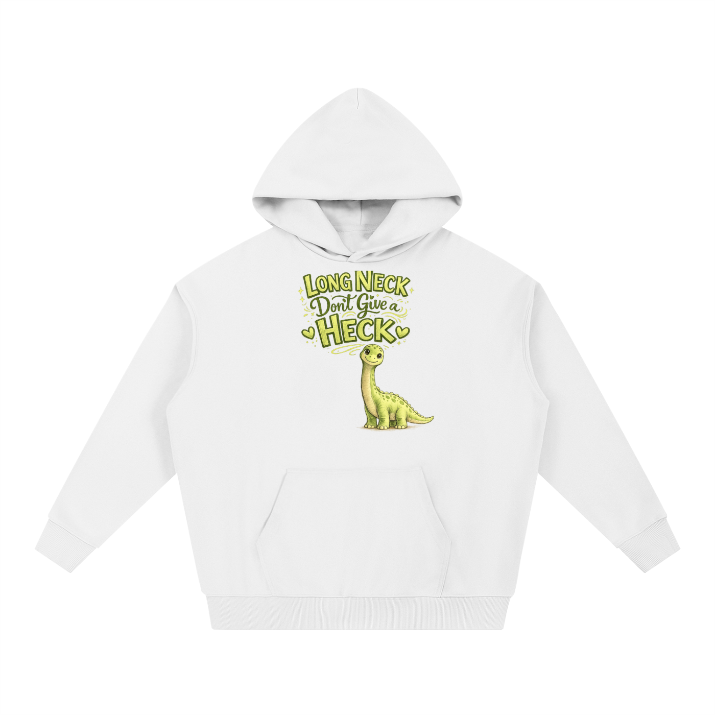 LongNeckDontGiveAHeck,DinoHoodie,CuteDinosaur,CuteAesthetic,TweenFashion,GarciaGangSyndicate