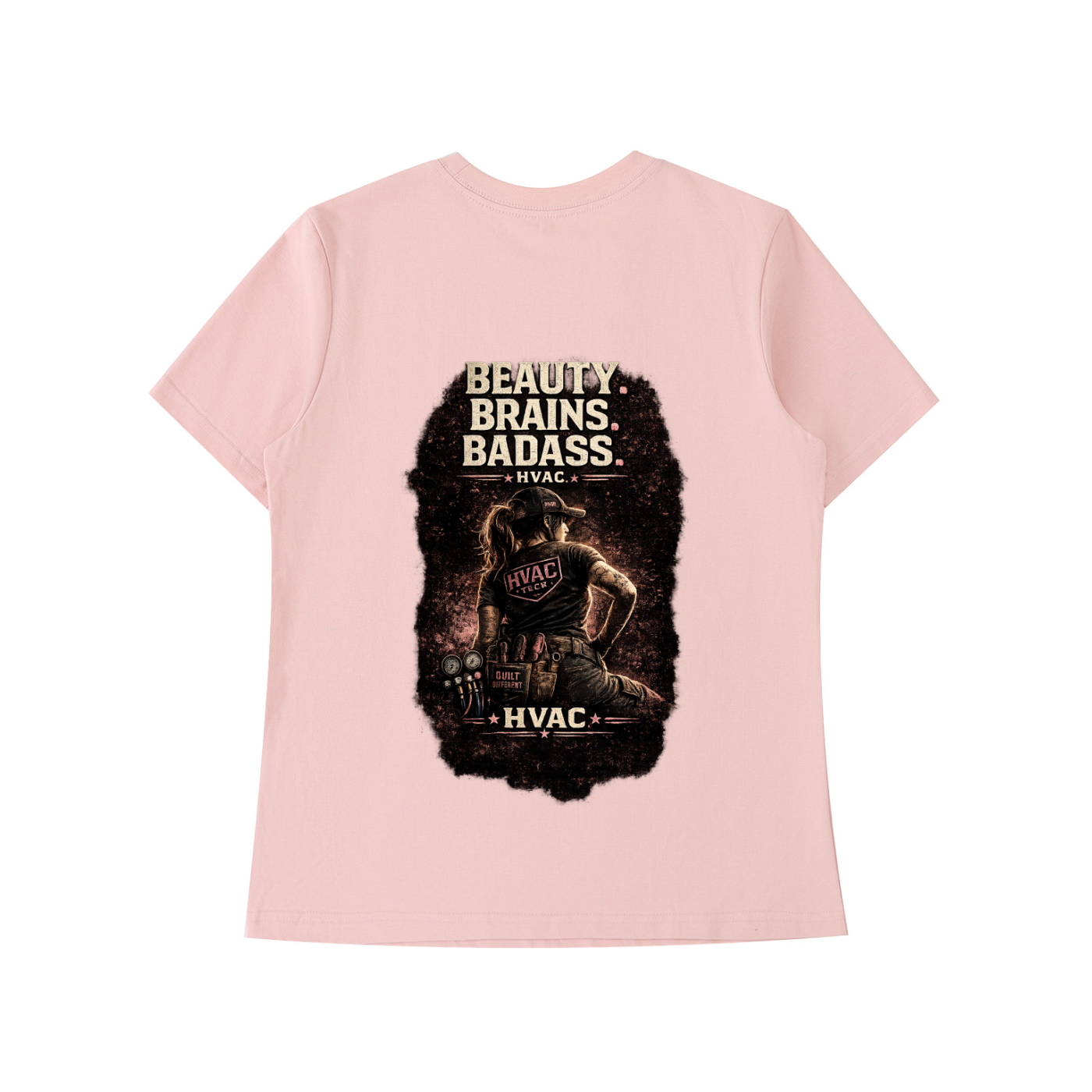 women in hvac,female hvac tech,hvac shirt,tradeswoman,women in trades,blue collar women,service technician,installer,refrigeration,skilled trades