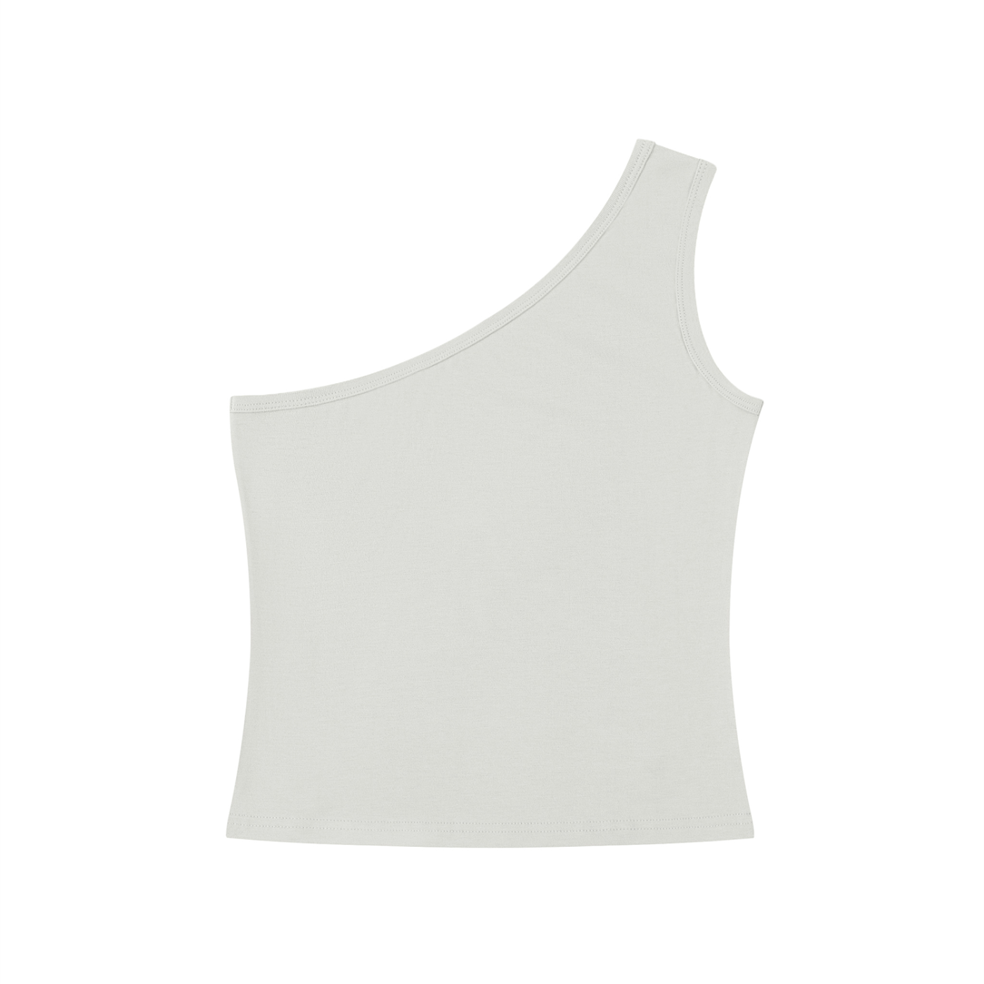 Talkin’ ’Bout-Homies — Women’s One-Shoulder Crop Tee