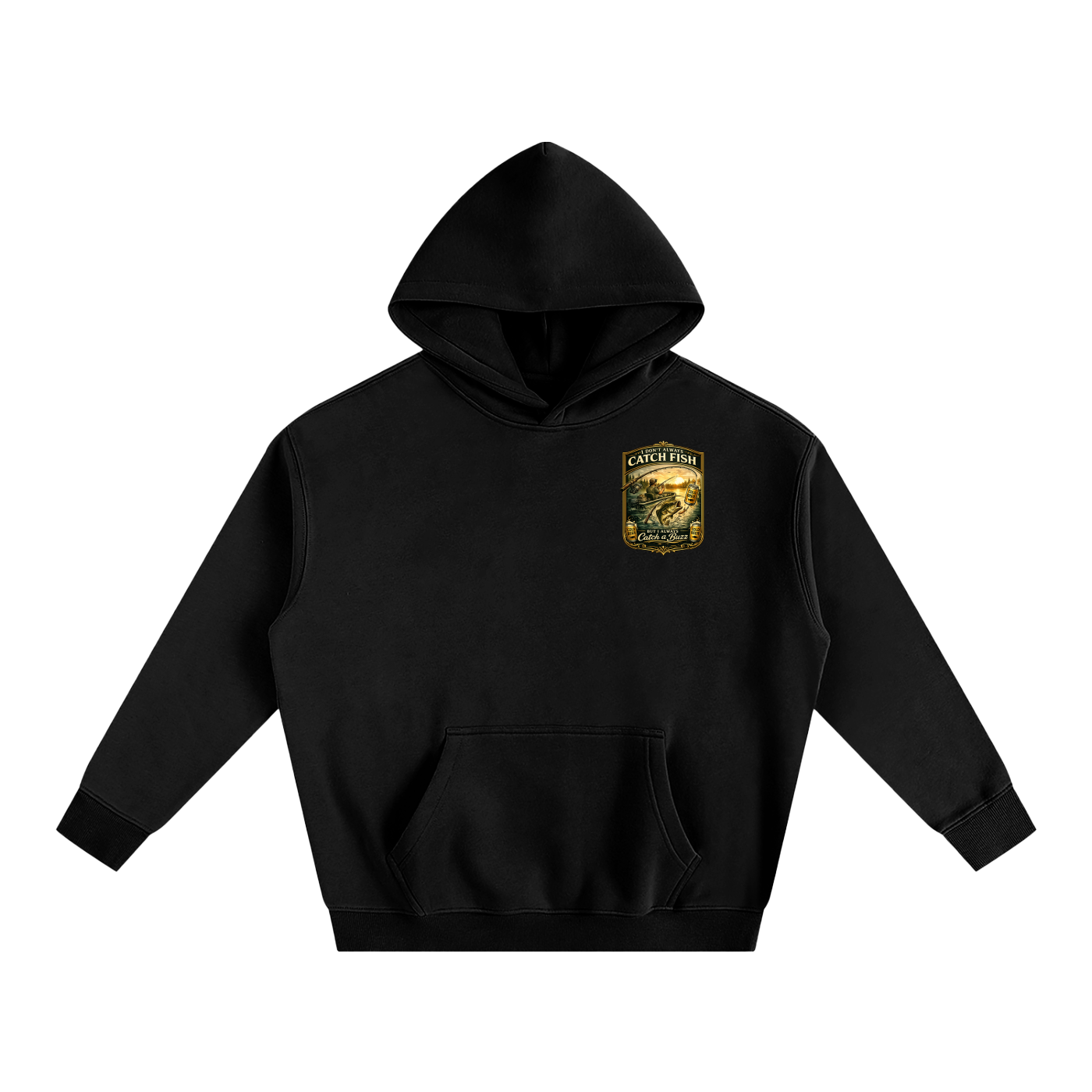 Professional Buzz Catcher™ – Premium Fishing Graphic Hoodie