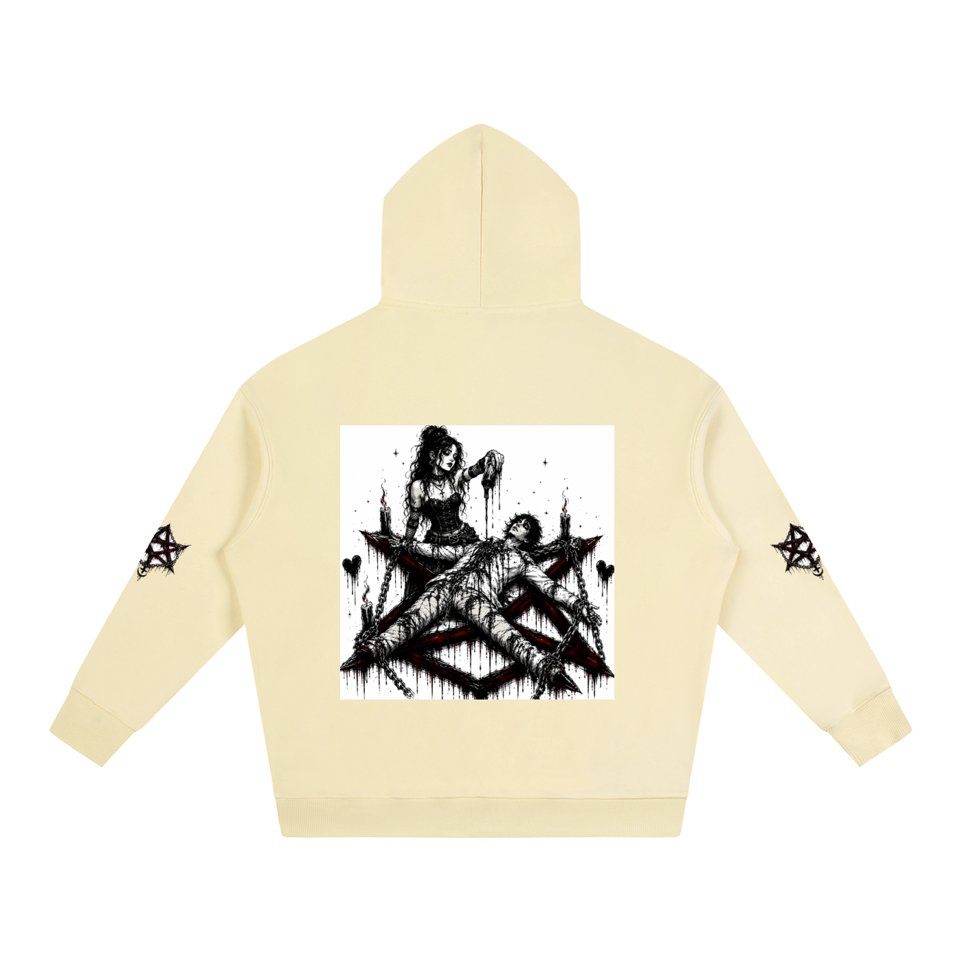 goth hoodie,gothic clothing,horror hoodie,emo hoodie,alternative fashion,occult clothing,gothic streetwear,tattoo art hoodie,oversized hoodie,gothic graphic