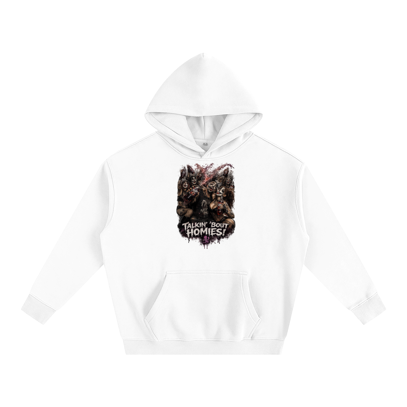 Talkin’ ’Bout Homies — Oversized Fleece Hoodie