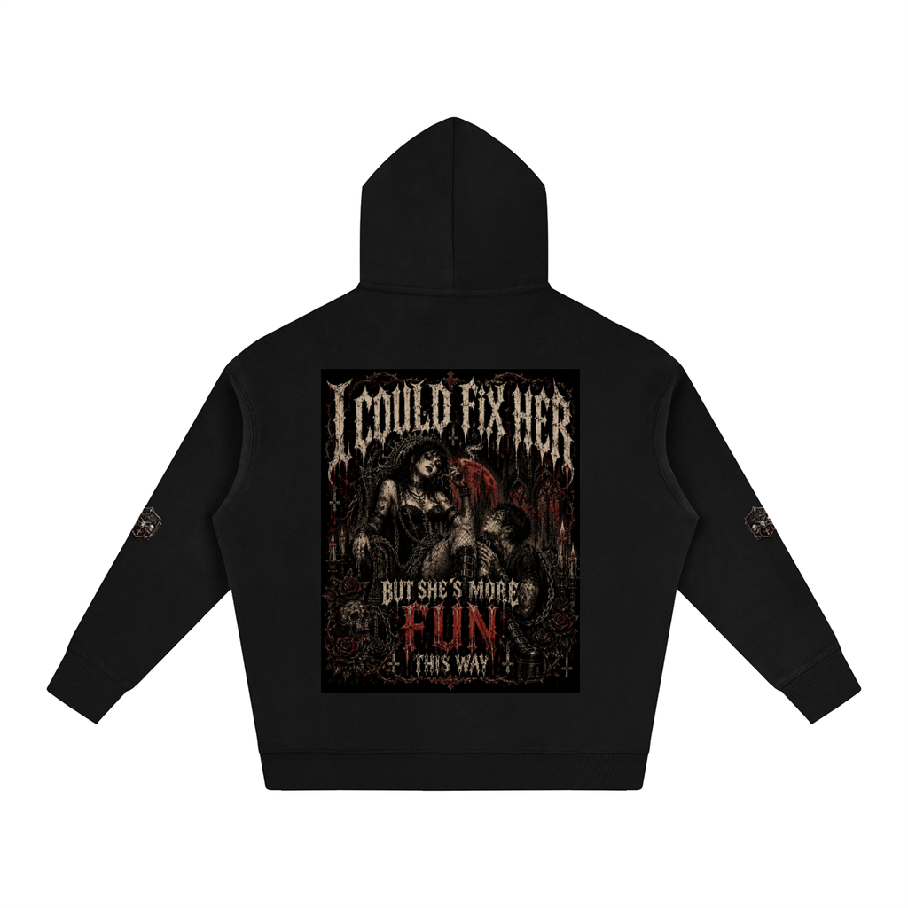 Toxic love,Gothic hoodie,Alt hoodie,Gothic art,dark feminine,dark romance,Emo aesthetic ,y2k goth,GarciaGang ,Horror clothing 