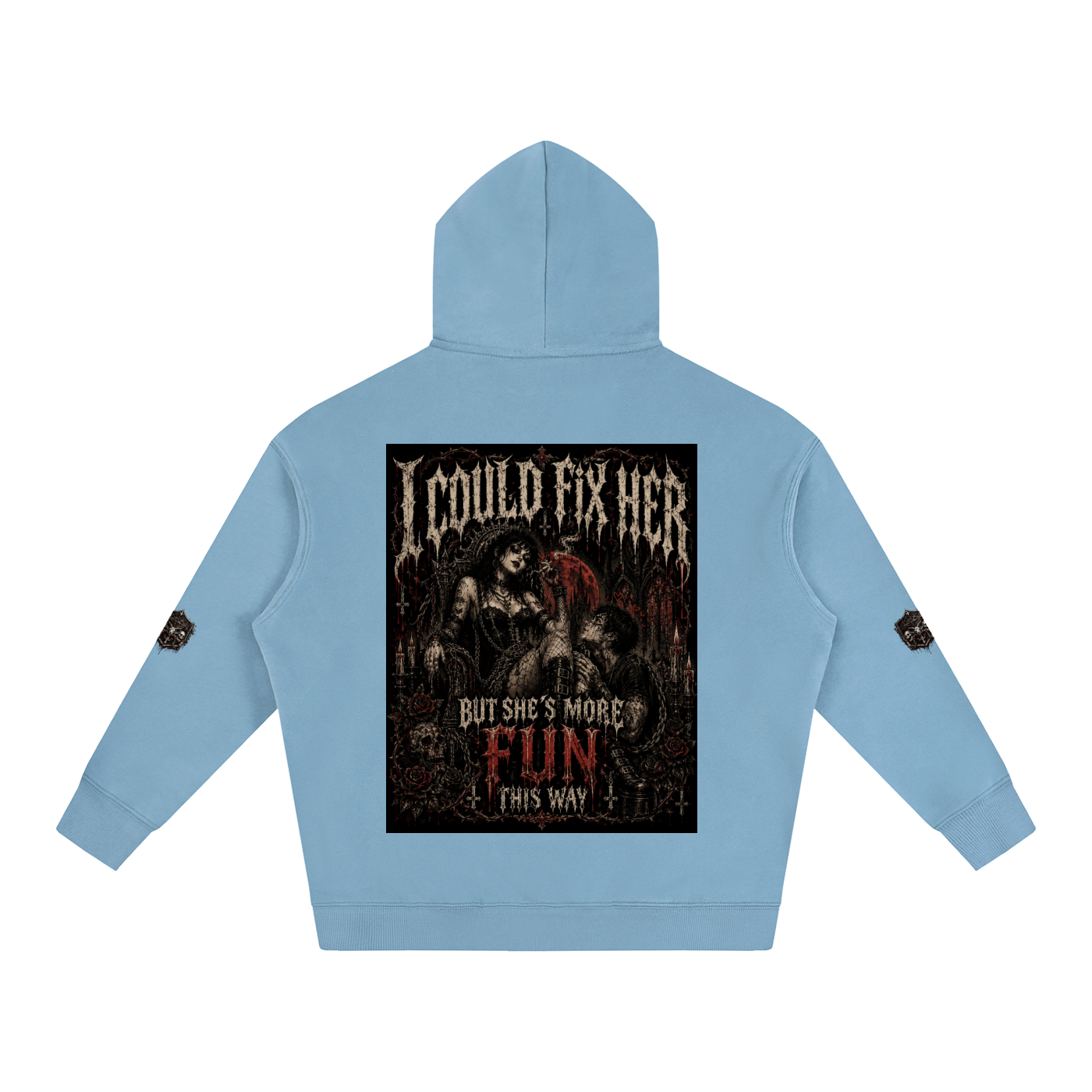 Toxic love,Gothic hoodie,Alt hoodie,Gothic art,dark feminine,dark romance,Emo aesthetic ,y2k goth,GarciaGang ,Horror clothing 