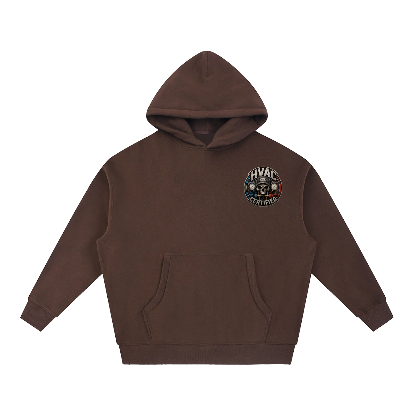 hvac,HVAC hoodie, on call,service technician,blue collar,tradesman,maintenance,refrigeration,dewalt,Installer
