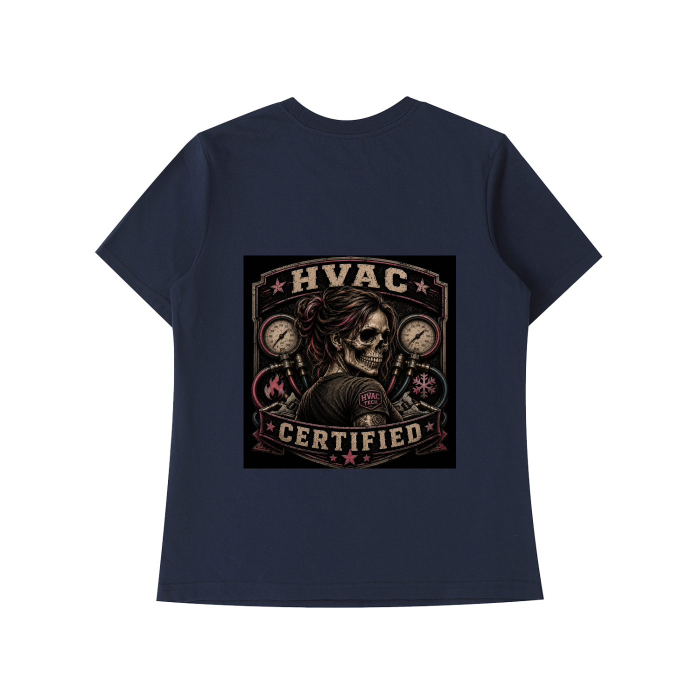 women in hvac,female hvac tech,hvac shirt,hvac certified,tradeswoman,women in trades,blue collar women,service technician,refrigeration,trade apparel