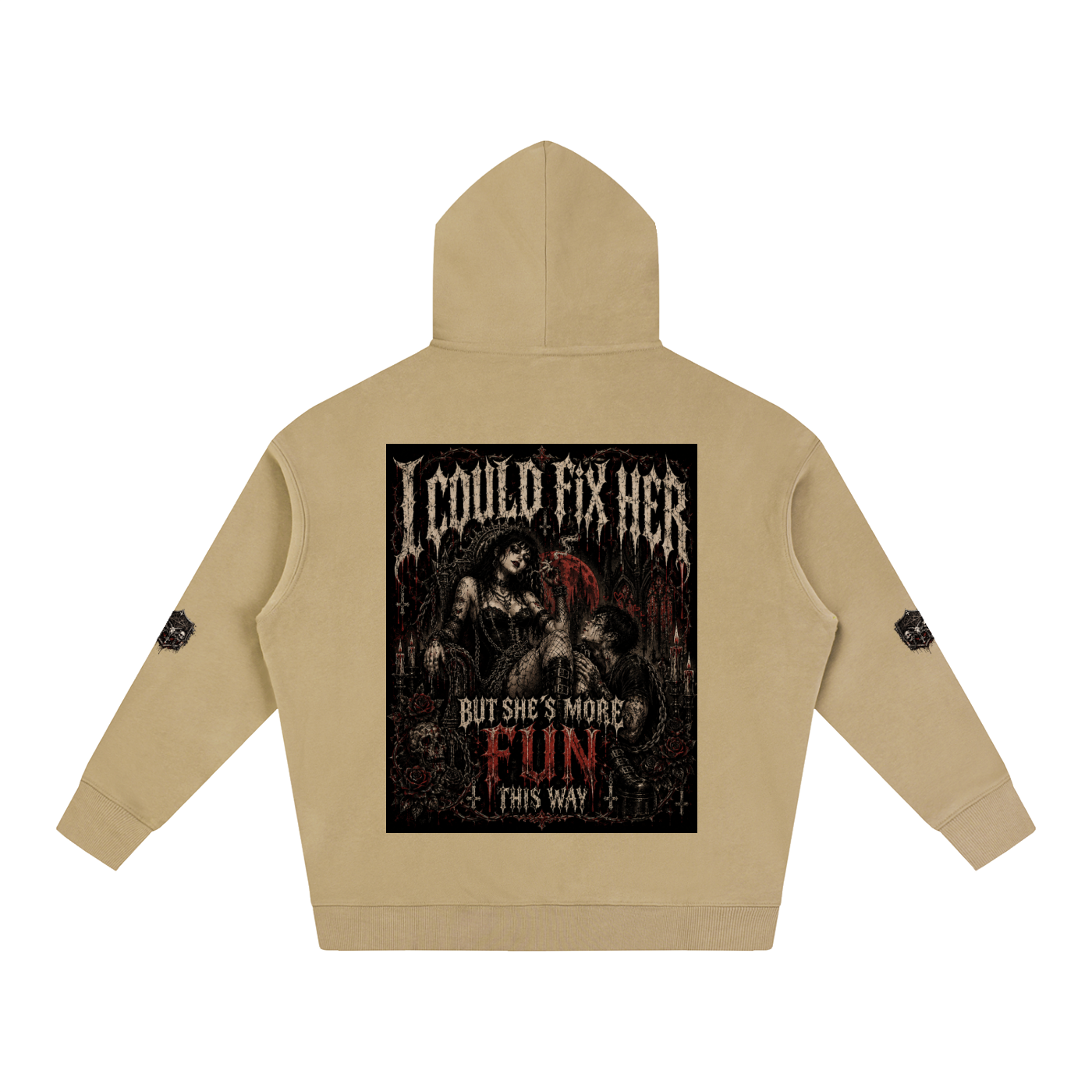Toxic love,Gothic hoodie,Alt hoodie,Gothic art,dark feminine,dark romance,Emo aesthetic ,y2k goth,GarciaGang ,Horror clothing 