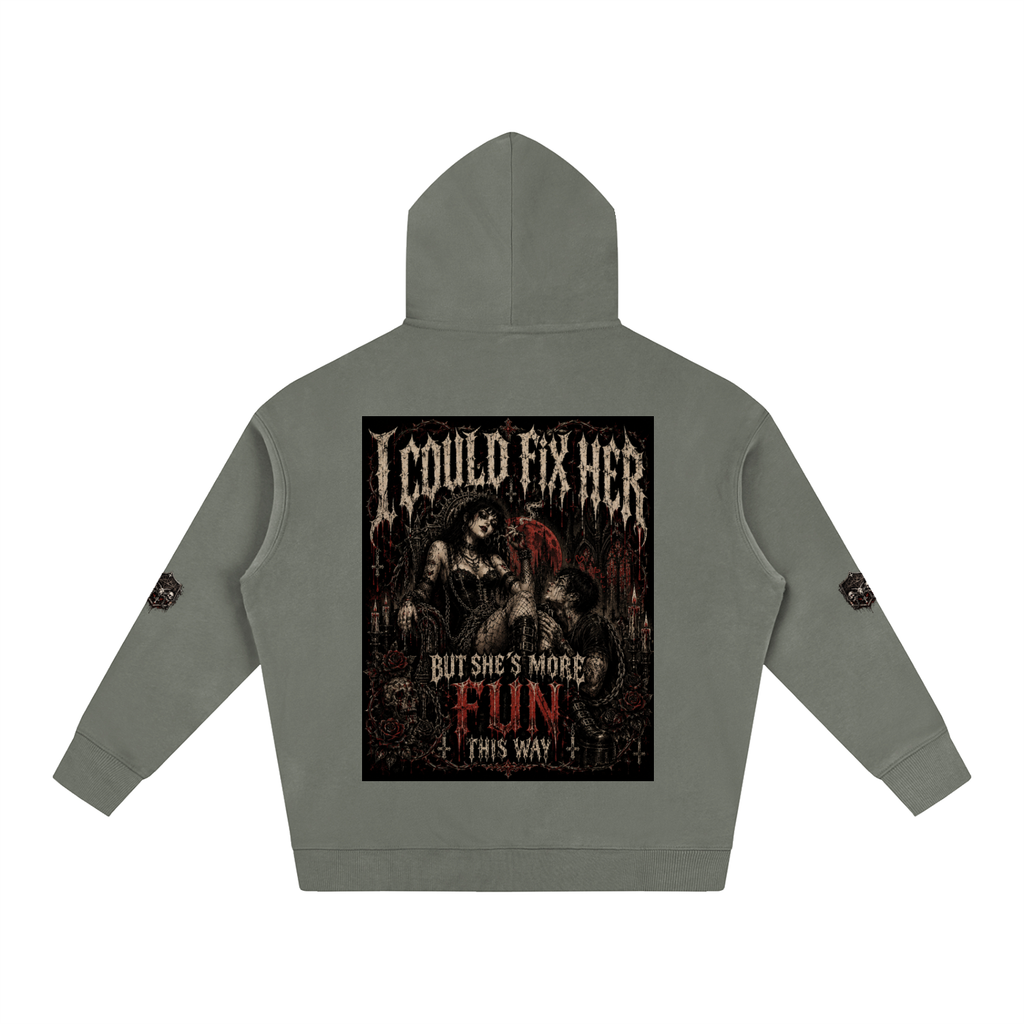 Toxic love,Gothic hoodie,Alt hoodie,Gothic art,dark feminine,dark romance,Emo aesthetic ,y2k goth,GarciaGang ,Horror clothing 