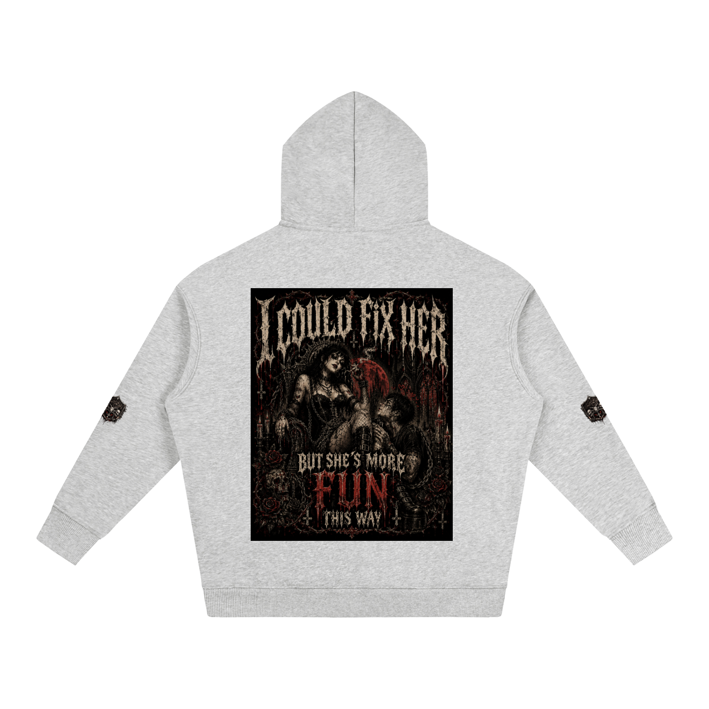 Toxic love,Gothic hoodie,Alt hoodie,Gothic art,dark feminine,dark romance,Emo aesthetic ,y2k goth,GarciaGang ,Horror clothing 