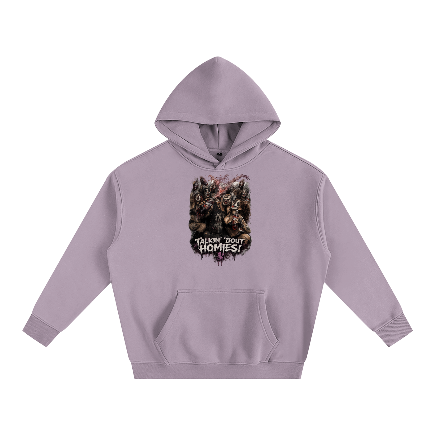 Talkin’ ’Bout Homies — Oversized Fleece Hoodie