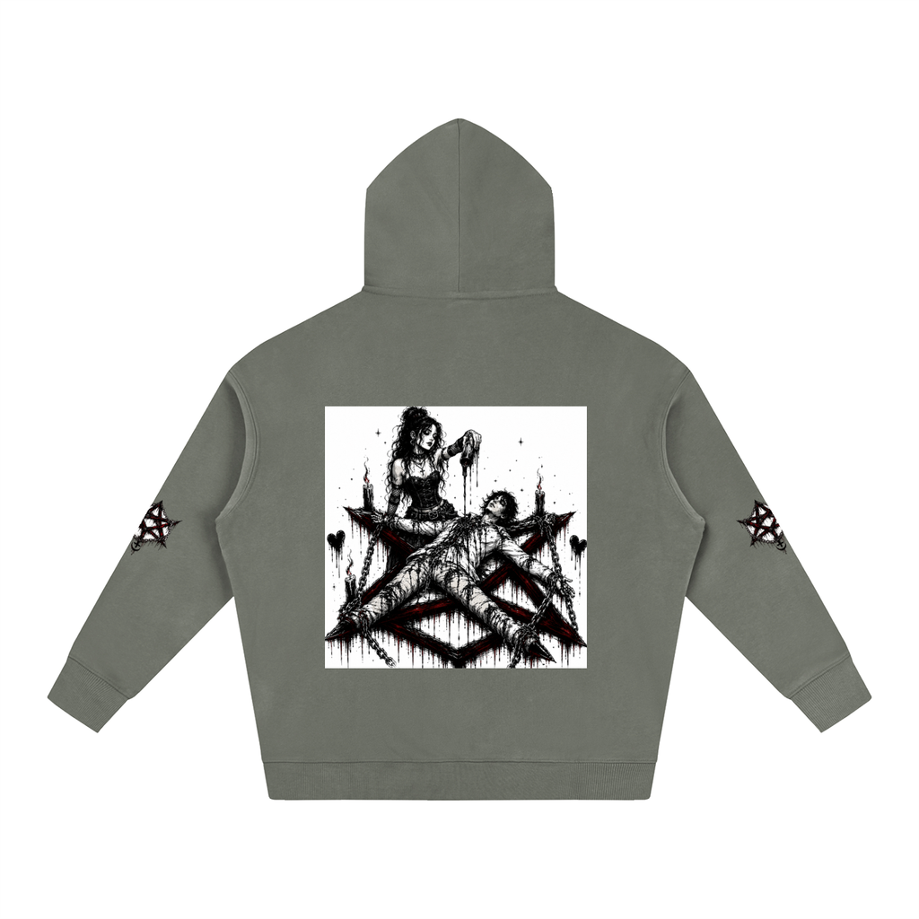 goth hoodie,gothic clothing,horror hoodie,emo hoodie,alternative fashion,occult clothing,gothic streetwear,tattoo art hoodie,oversized hoodie,gothic graphic