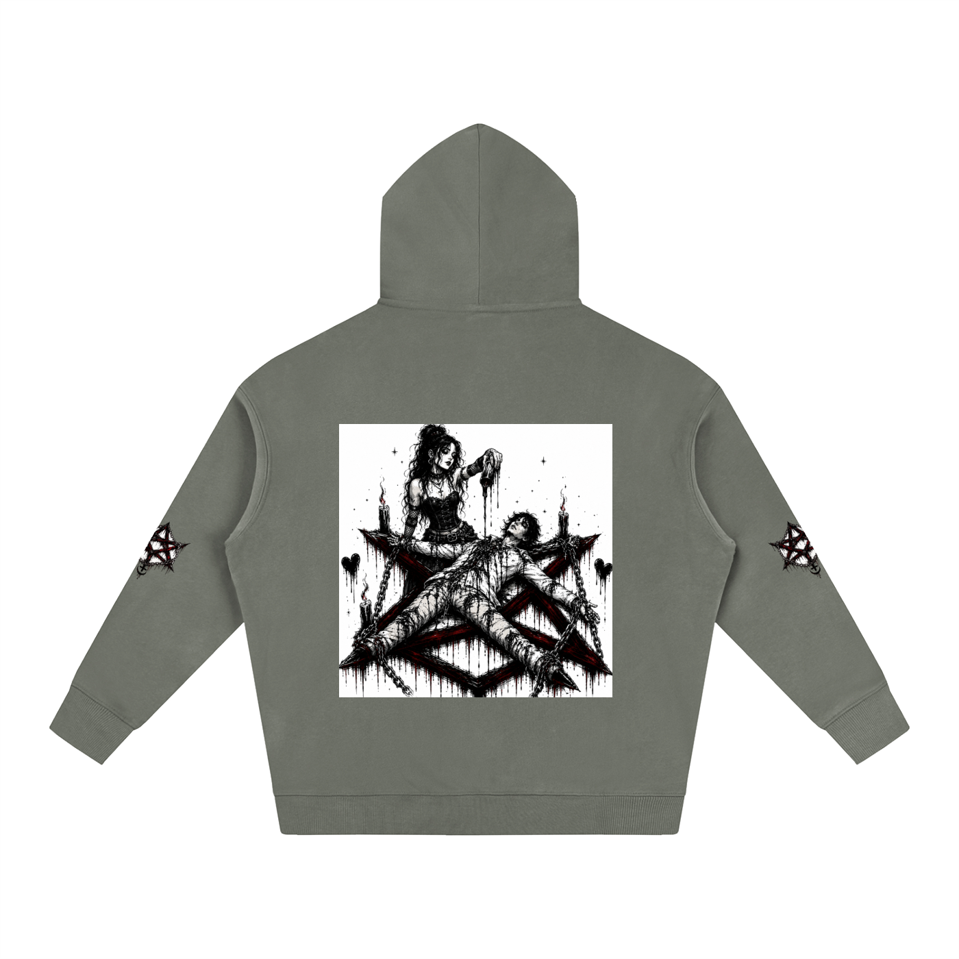 goth hoodie,gothic clothing,horror hoodie,emo hoodie,alternative fashion,occult clothing,gothic streetwear,tattoo art hoodie,oversized hoodie,gothic graphic