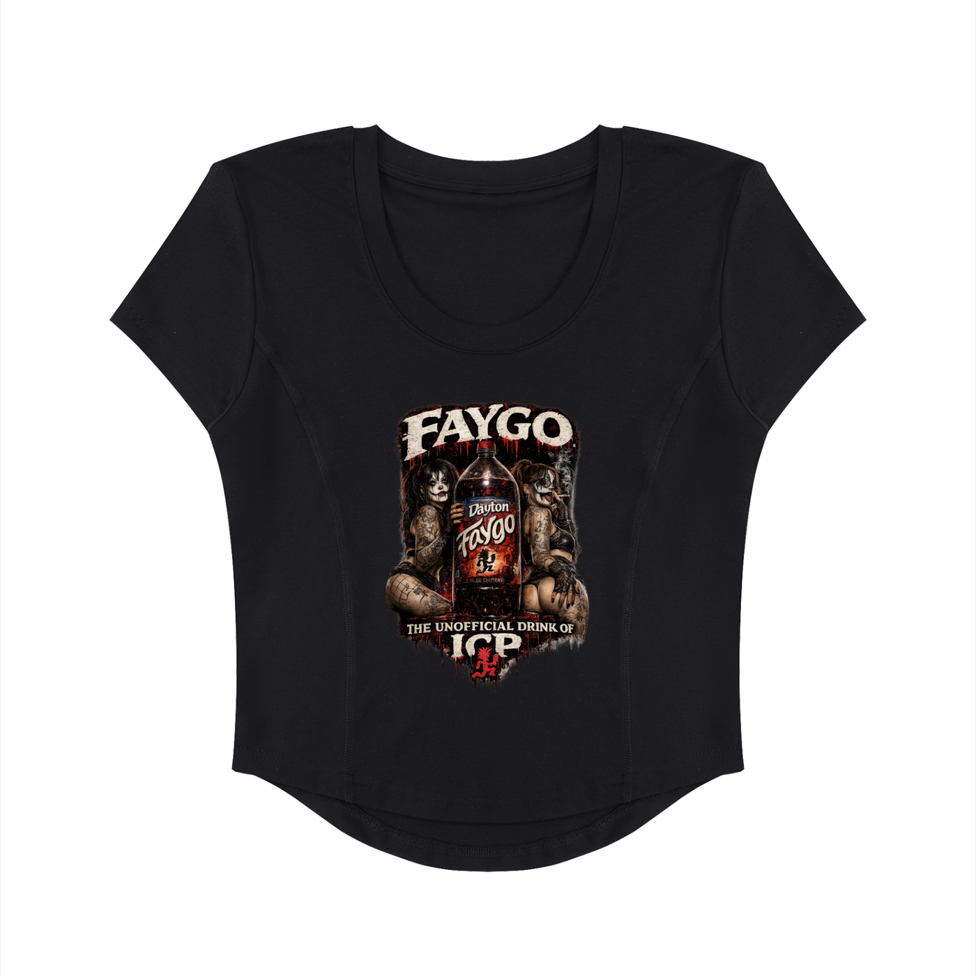 The Unofficial Drink — Women’s Paneled Crop Tee